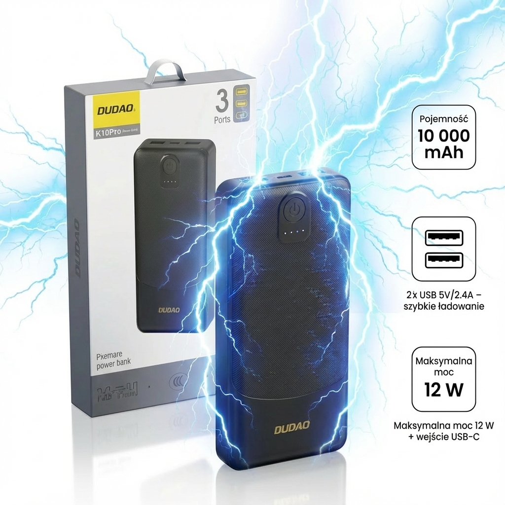 Powerbank Dudao K10 10000 mAh