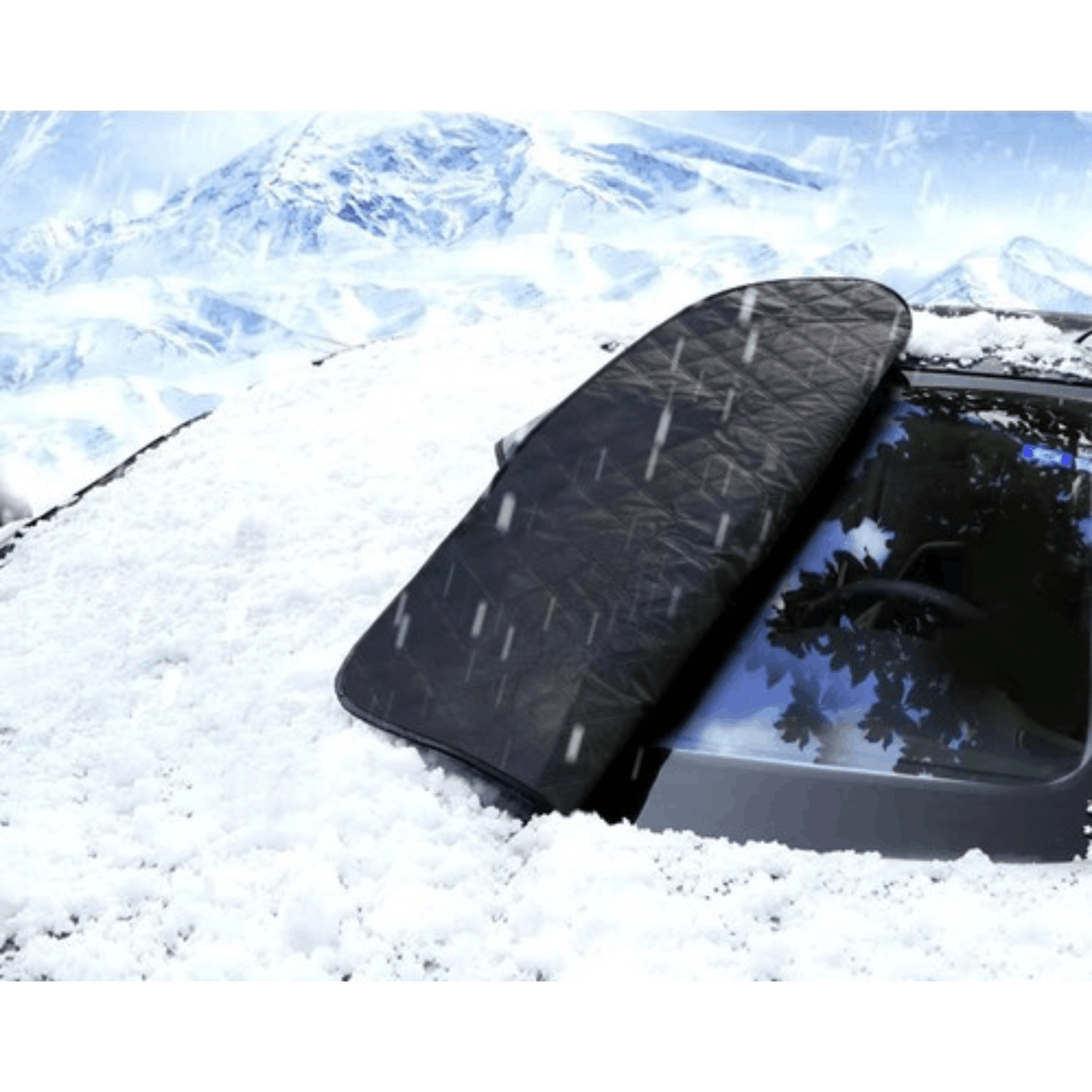 Osłona na szybę chroniąca samochód zimą przed mrozem i latem przed nagrzewaniem