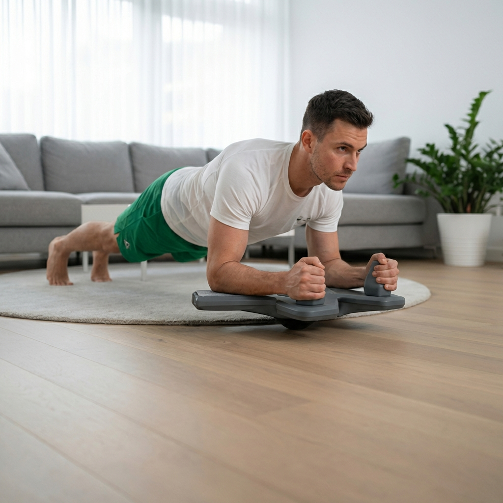Ćwiczenia stabilizacyjne na desce treningowej