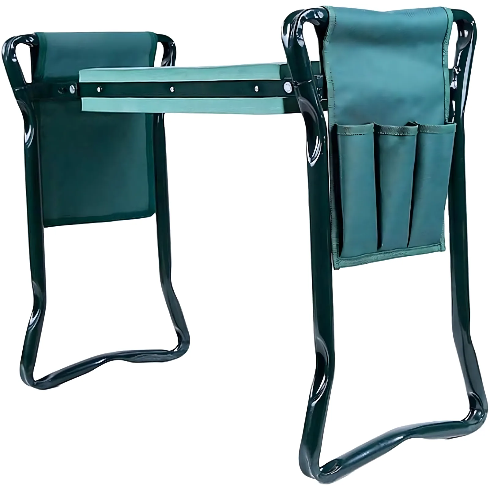 Klęcznik ogrodowy — widok frontalny z wymiarami