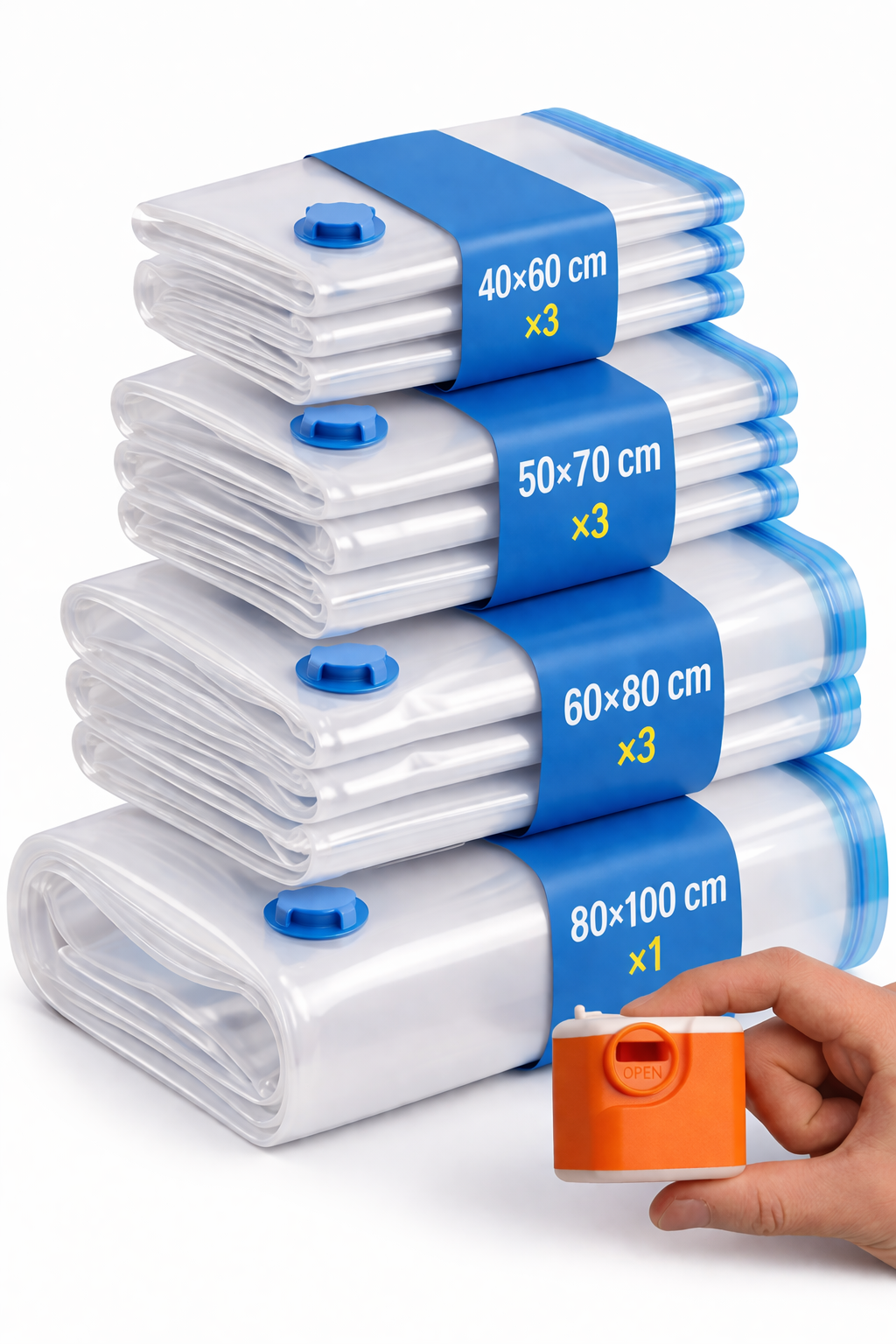 Zestaw worków próżniowych z pompą